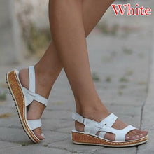 Load image into Gallery viewer, Peep-toe Wedge Comfortable Sandals