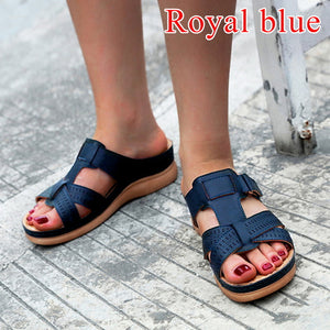 Peep-toe Wedge Comfortable Sandals
